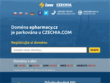 Tablet Screenshot of epharmacy.cz